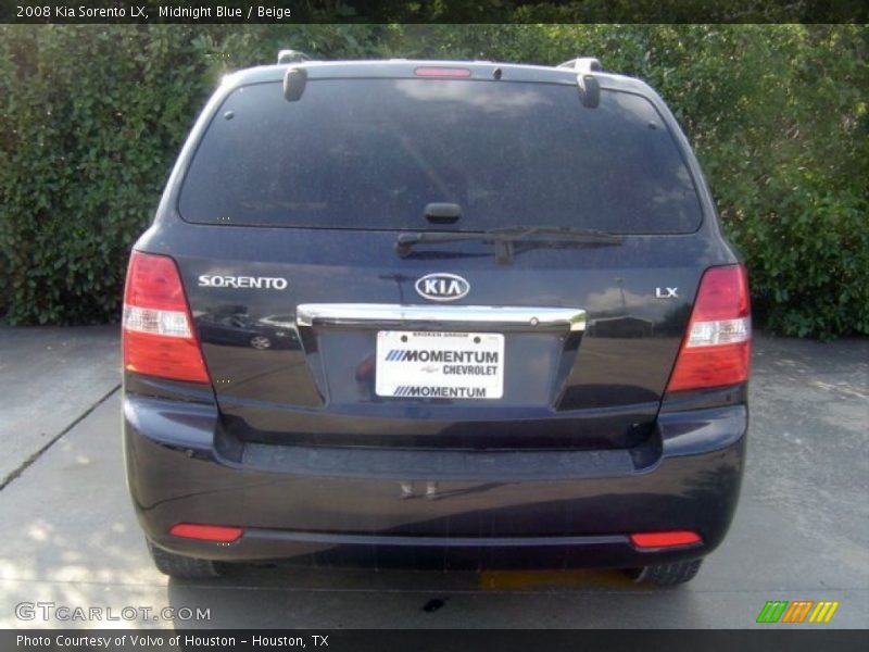 Midnight Blue / Beige 2008 Kia Sorento LX