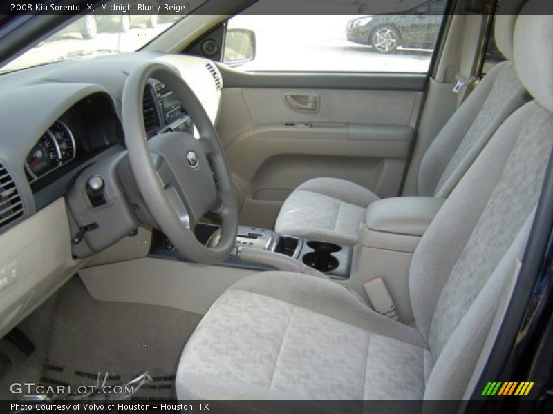Midnight Blue / Beige 2008 Kia Sorento LX