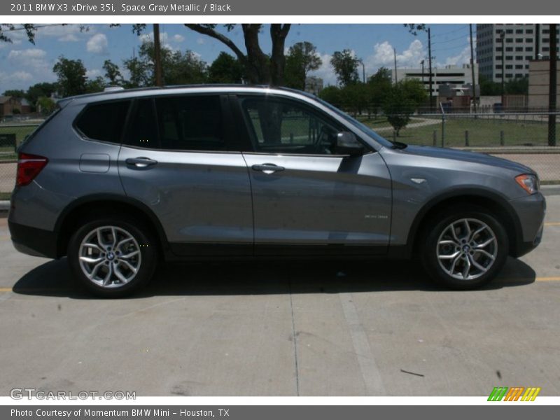 Space Gray Metallic / Black 2011 BMW X3 xDrive 35i