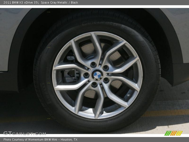 Space Gray Metallic / Black 2011 BMW X3 xDrive 35i