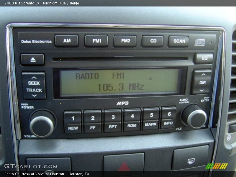 Midnight Blue / Beige 2008 Kia Sorento LX