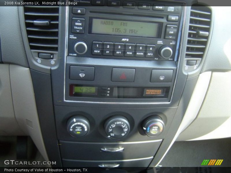 Midnight Blue / Beige 2008 Kia Sorento LX