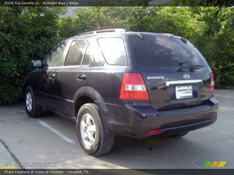 Midnight Blue / Beige 2008 Kia Sorento LX