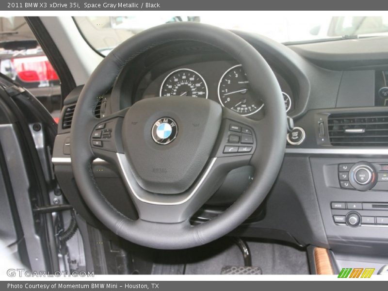 Space Gray Metallic / Black 2011 BMW X3 xDrive 35i