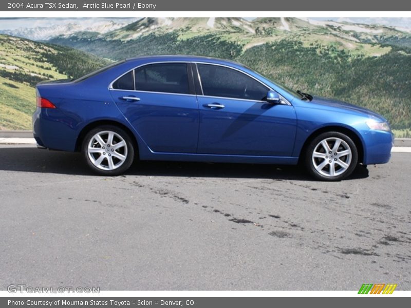 Arctic Blue Pearl / Ebony 2004 Acura TSX Sedan