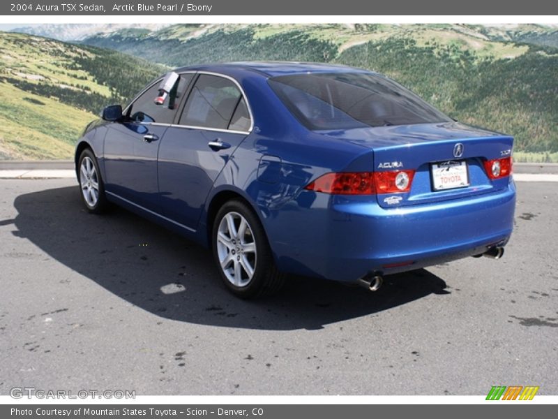 Arctic Blue Pearl / Ebony 2004 Acura TSX Sedan