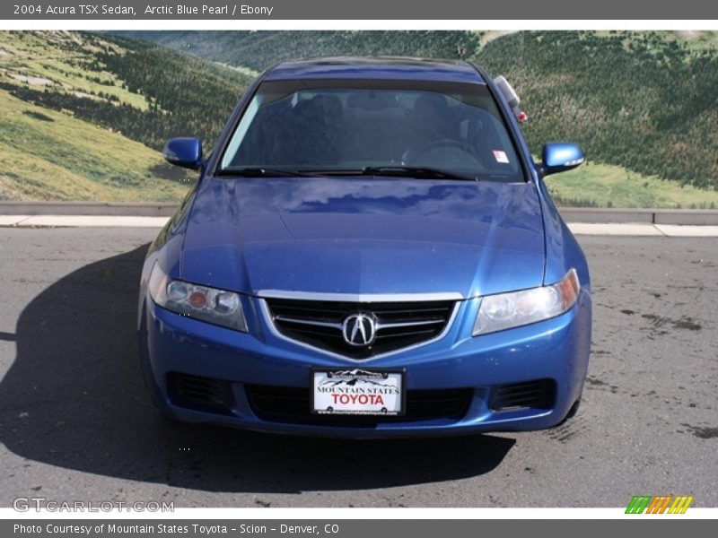 Arctic Blue Pearl / Ebony 2004 Acura TSX Sedan