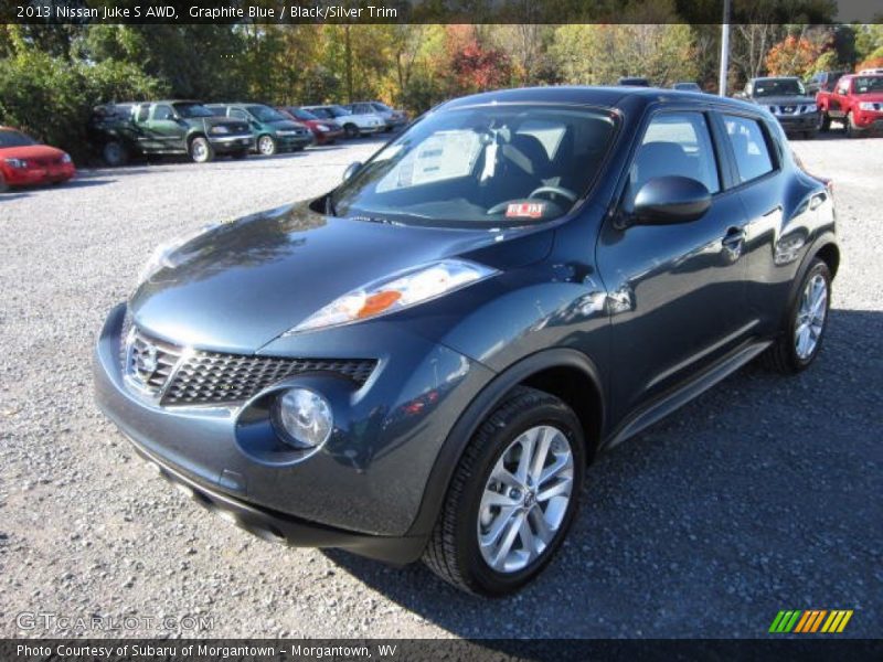 Graphite Blue / Black/Silver Trim 2013 Nissan Juke S AWD