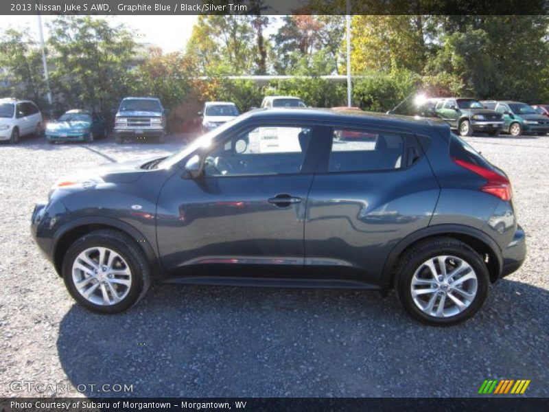 Graphite Blue / Black/Silver Trim 2013 Nissan Juke S AWD