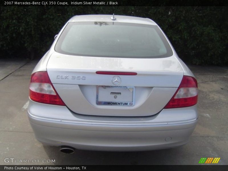 Iridium Silver Metallic / Black 2007 Mercedes-Benz CLK 350 Coupe