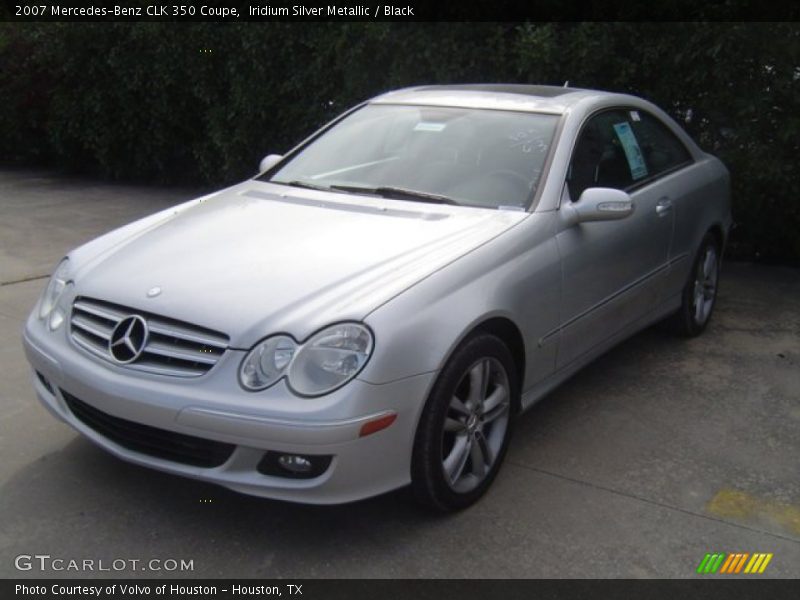 Iridium Silver Metallic / Black 2007 Mercedes-Benz CLK 350 Coupe