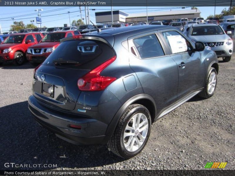 Graphite Blue / Black/Silver Trim 2013 Nissan Juke S AWD