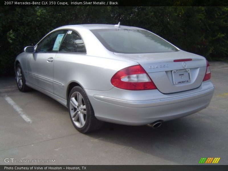 Iridium Silver Metallic / Black 2007 Mercedes-Benz CLK 350 Coupe