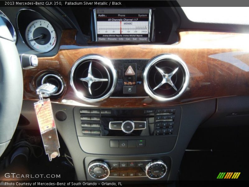 Palladium Silver Metallic / Black 2013 Mercedes-Benz GLK 350