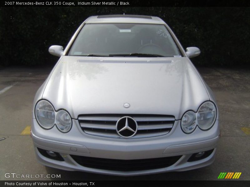 Iridium Silver Metallic / Black 2007 Mercedes-Benz CLK 350 Coupe