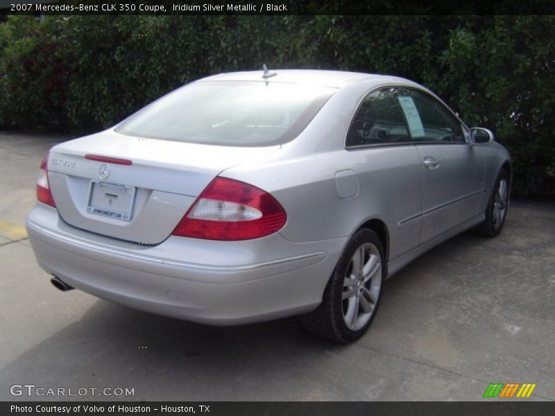 Iridium Silver Metallic / Black 2007 Mercedes-Benz CLK 350 Coupe