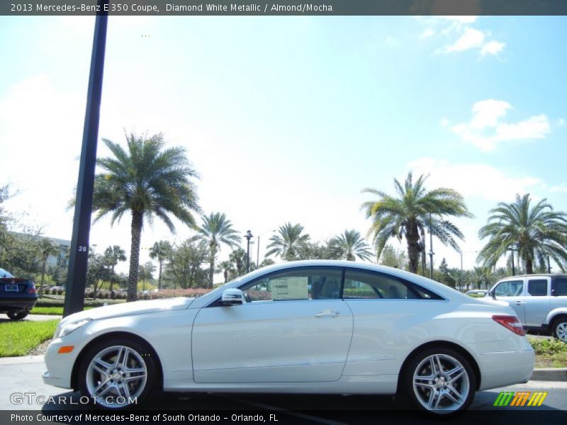 Diamond White Metallic / Almond/Mocha 2013 Mercedes-Benz E 350 Coupe
