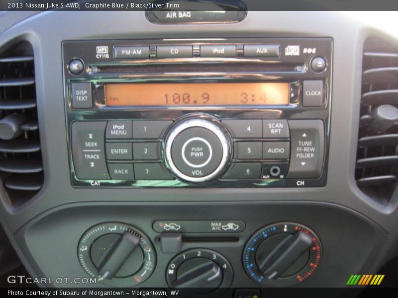 Graphite Blue / Black/Silver Trim 2013 Nissan Juke S AWD