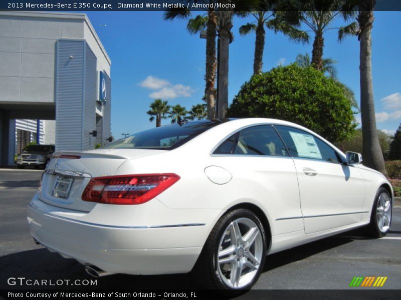 Diamond White Metallic / Almond/Mocha 2013 Mercedes-Benz E 350 Coupe