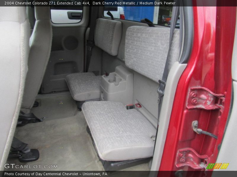 Rear Seat of 2004 Colorado Z71 Extended Cab 4x4