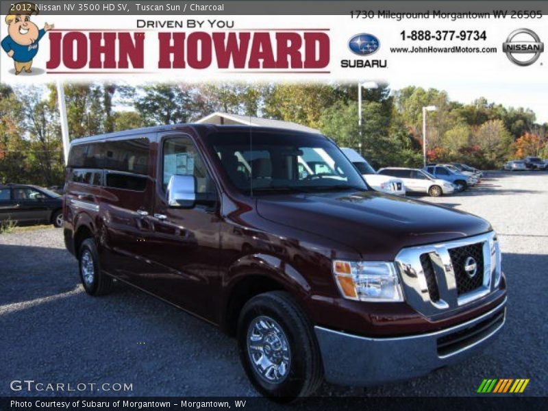 Tuscan Sun / Charcoal 2012 Nissan NV 3500 HD SV