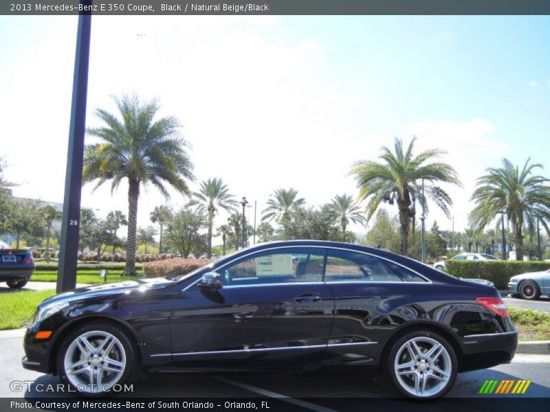 Black / Natural Beige/Black 2013 Mercedes-Benz E 350 Coupe
