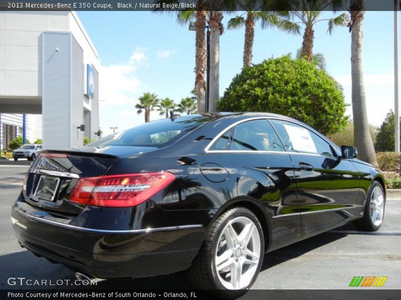 Black / Natural Beige/Black 2013 Mercedes-Benz E 350 Coupe