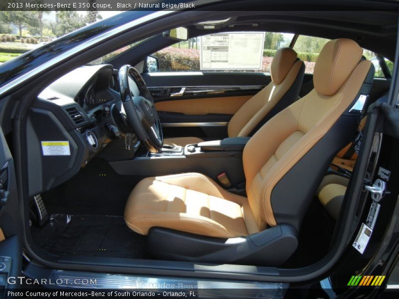 Black / Natural Beige/Black 2013 Mercedes-Benz E 350 Coupe