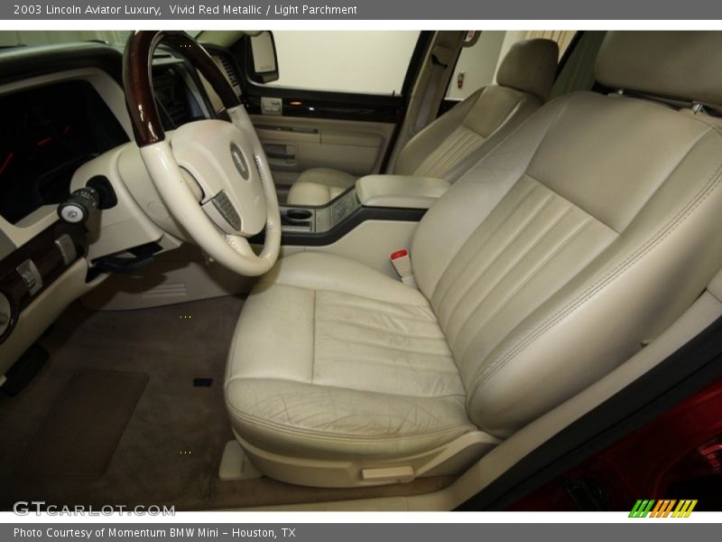 Vivid Red Metallic / Light Parchment 2003 Lincoln Aviator Luxury