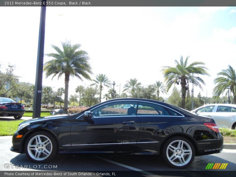 Black / Black 2013 Mercedes-Benz E 550 Coupe