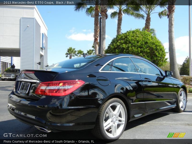 Black / Black 2013 Mercedes-Benz E 550 Coupe