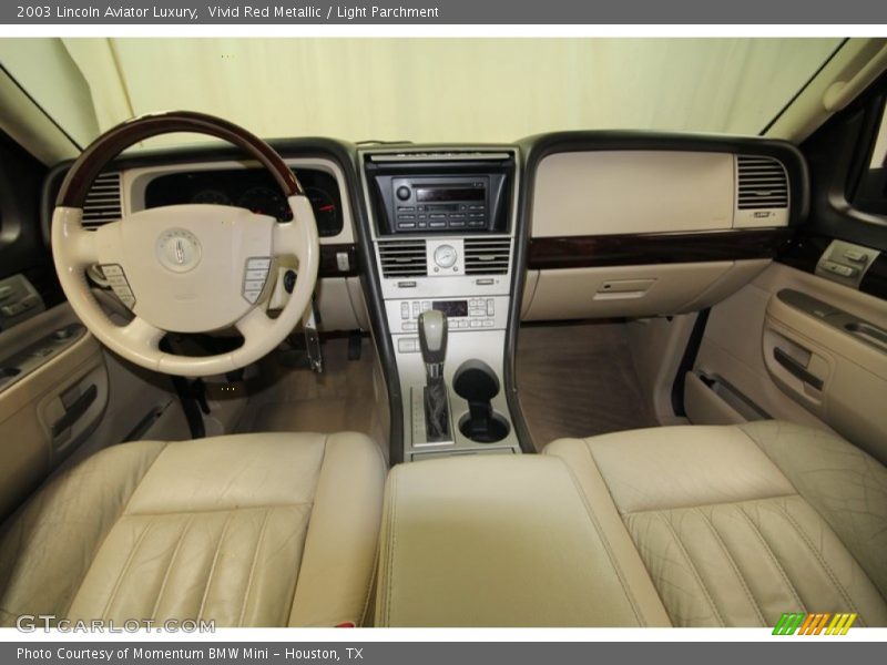 Vivid Red Metallic / Light Parchment 2003 Lincoln Aviator Luxury