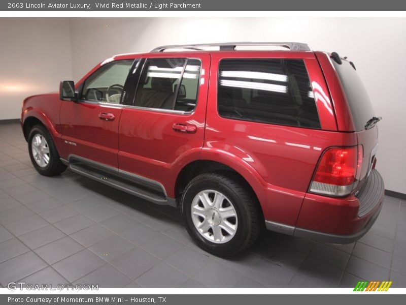 Vivid Red Metallic / Light Parchment 2003 Lincoln Aviator Luxury