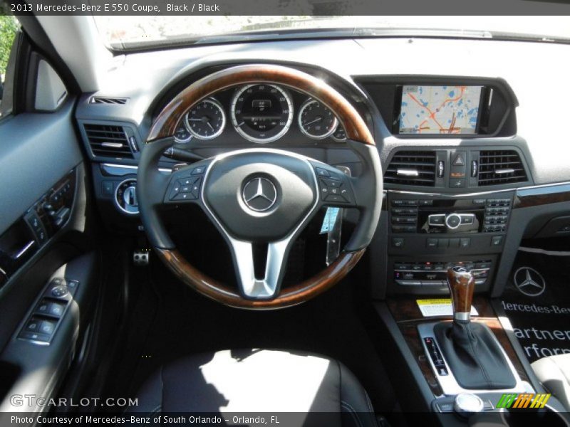 Black / Black 2013 Mercedes-Benz E 550 Coupe