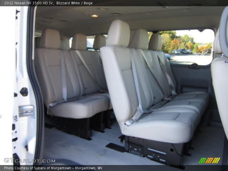 Blizzard White / Beige 2012 Nissan NV 3500 HD SV