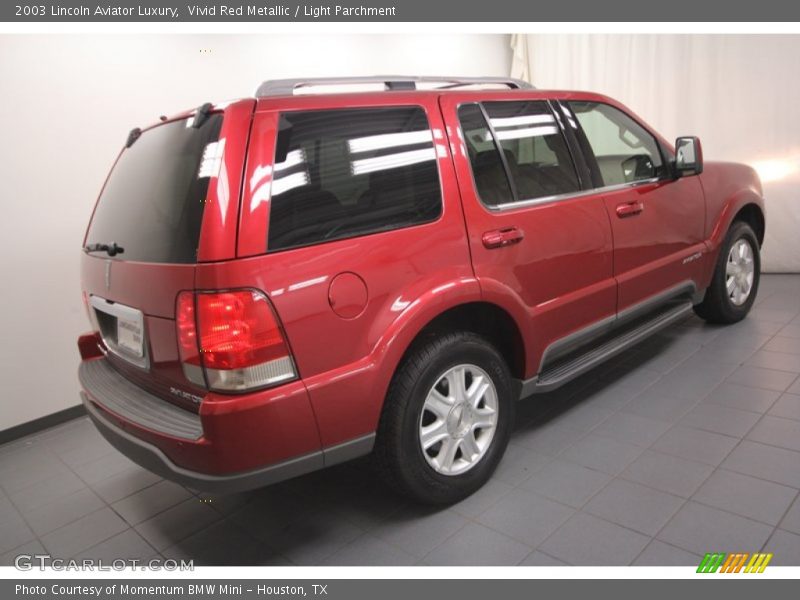 Vivid Red Metallic / Light Parchment 2003 Lincoln Aviator Luxury