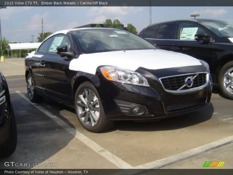 Ember Black Metallic / Calcite/Off Black 2013 Volvo C70 T5