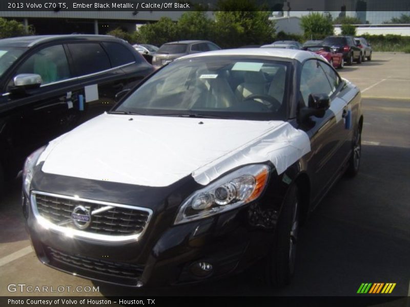 Ember Black Metallic / Calcite/Off Black 2013 Volvo C70 T5