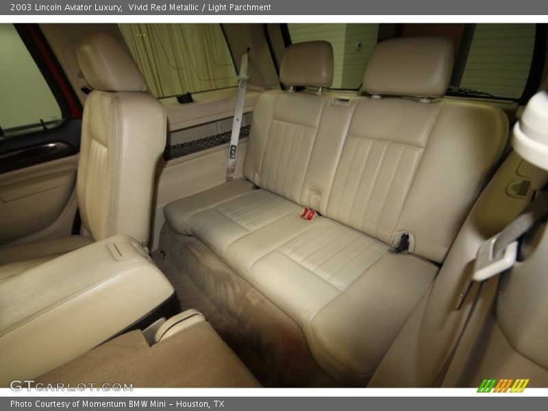 Vivid Red Metallic / Light Parchment 2003 Lincoln Aviator Luxury