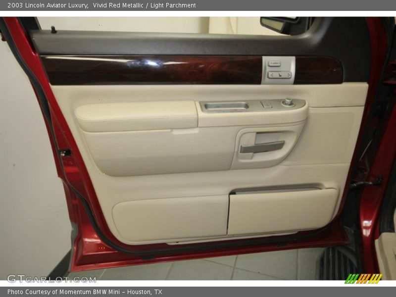 Vivid Red Metallic / Light Parchment 2003 Lincoln Aviator Luxury