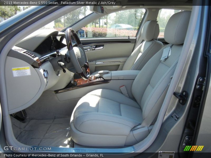 Palladium Silver Metallic / Ash/Grey 2013 Mercedes-Benz S 550 Sedan