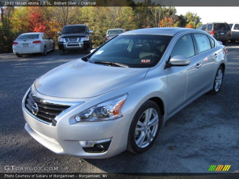 Brilliant Silver / Charcoal 2013 Nissan Altima 3.5 SL