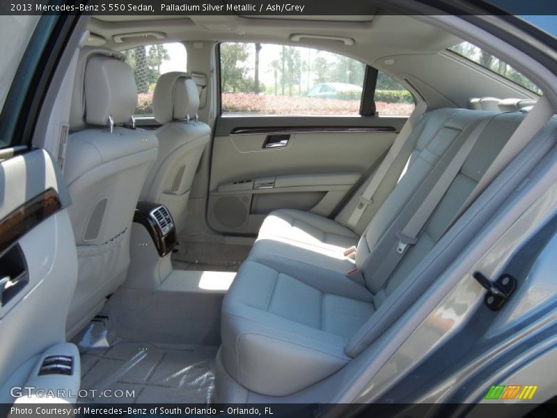 Palladium Silver Metallic / Ash/Grey 2013 Mercedes-Benz S 550 Sedan