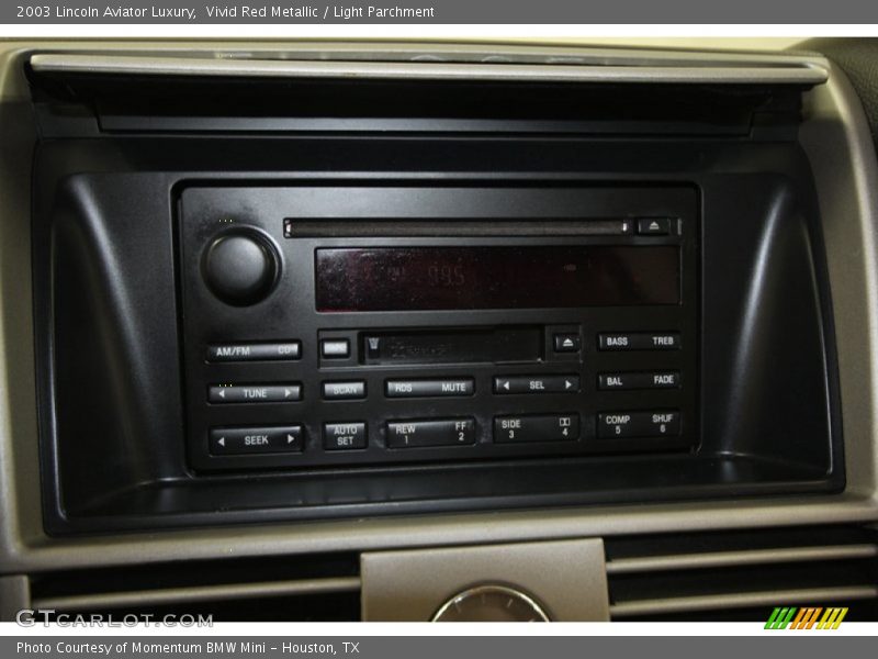 Vivid Red Metallic / Light Parchment 2003 Lincoln Aviator Luxury