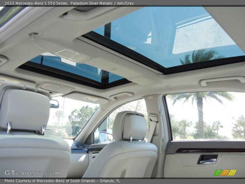 Palladium Silver Metallic / Ash/Grey 2013 Mercedes-Benz S 550 Sedan