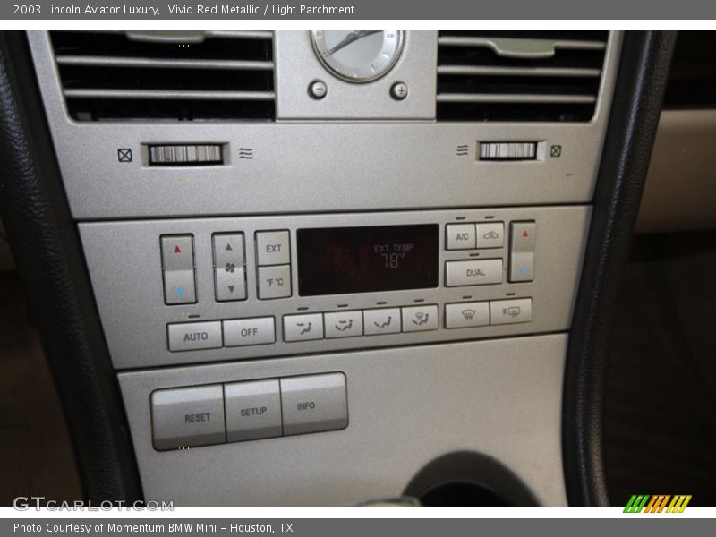 Vivid Red Metallic / Light Parchment 2003 Lincoln Aviator Luxury