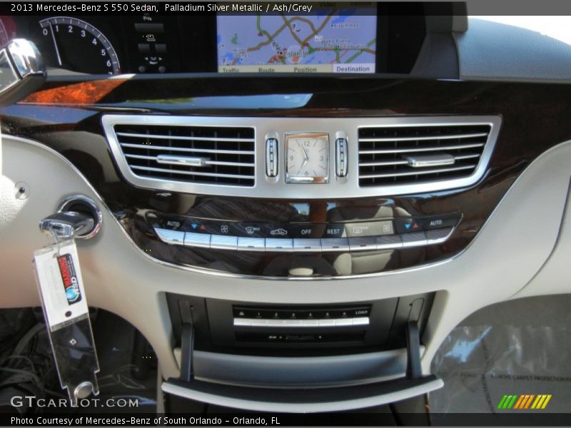 Palladium Silver Metallic / Ash/Grey 2013 Mercedes-Benz S 550 Sedan