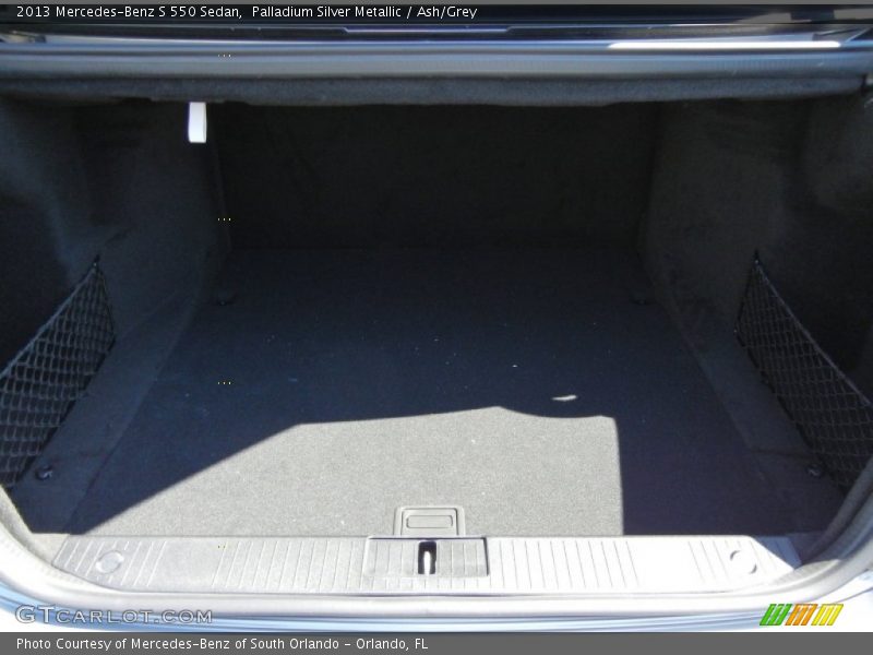 Palladium Silver Metallic / Ash/Grey 2013 Mercedes-Benz S 550 Sedan