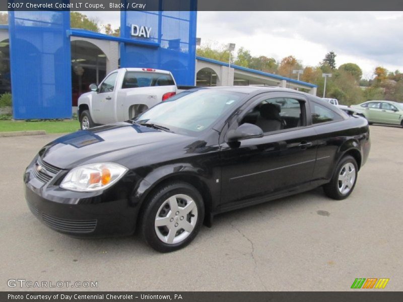 Black / Gray 2007 Chevrolet Cobalt LT Coupe