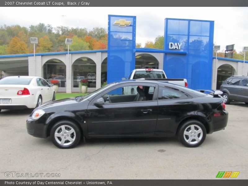 Black / Gray 2007 Chevrolet Cobalt LT Coupe
